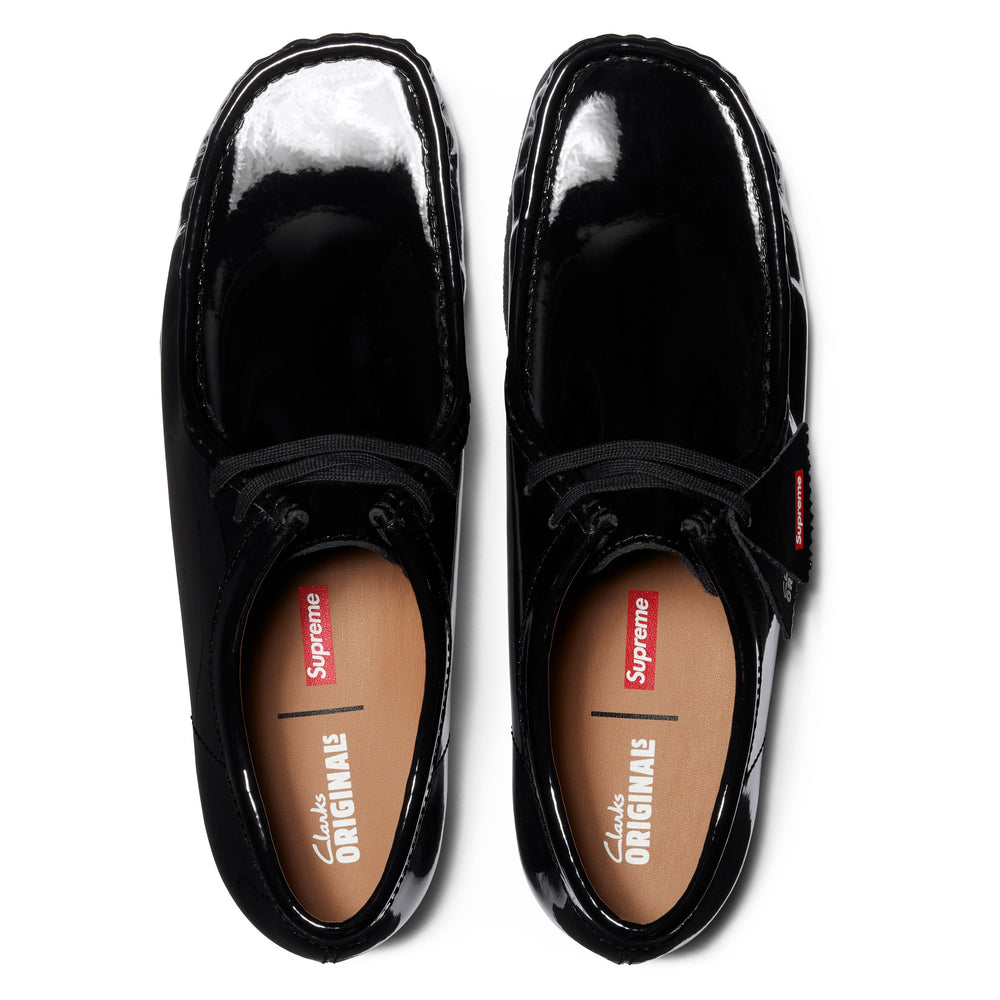 Low-top Patent Black | Clarks Wallabee x Supreme
