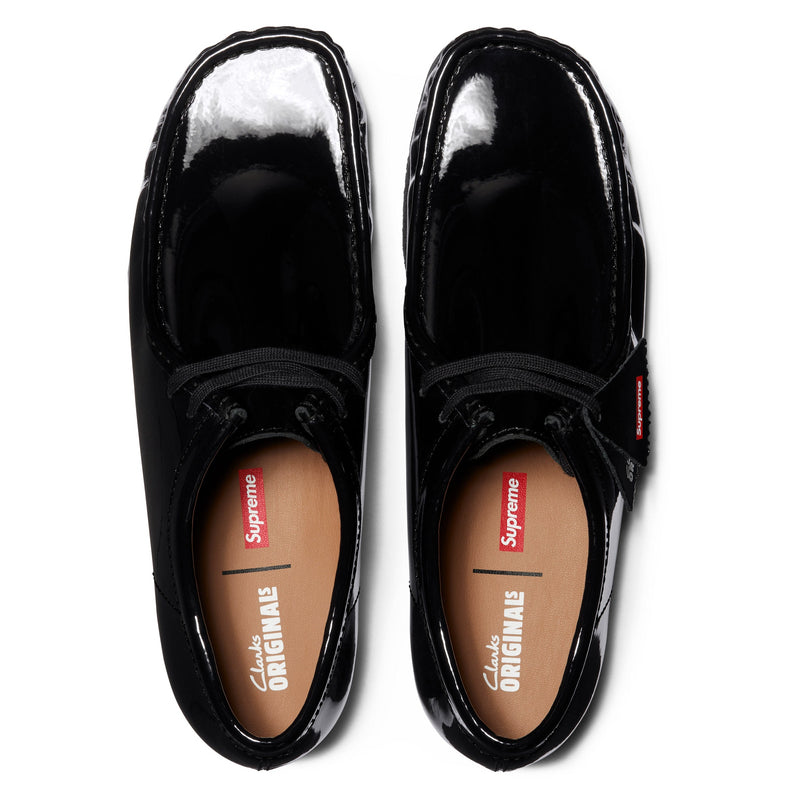 Low-top Patent Black | Clarks Wallabee x Supreme
