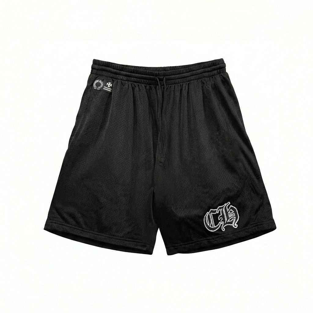 Shorts Mesh Black | Chrome Hearts