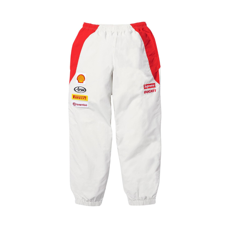 Pants White Red | Supreme  x Ducati