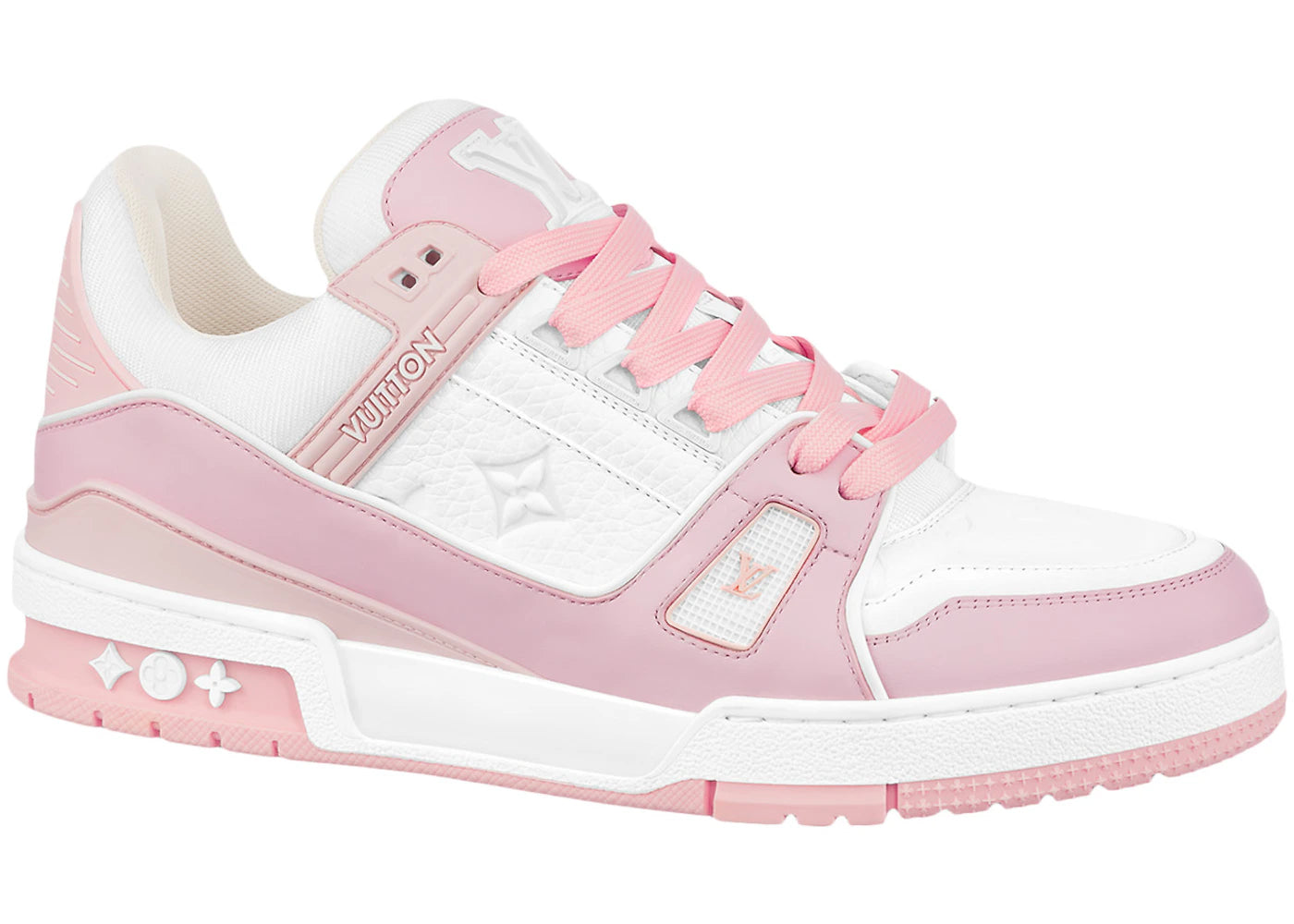 Basket LOUIS VUITTON Trainers Rose