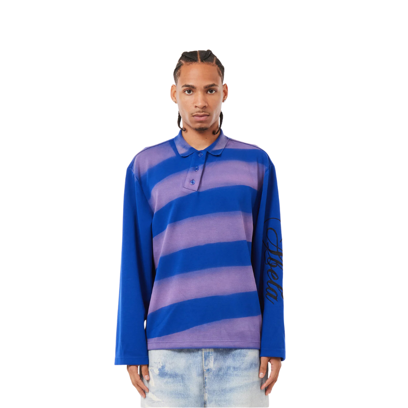Polo Shirt Blue Stripped  | ABELA023
