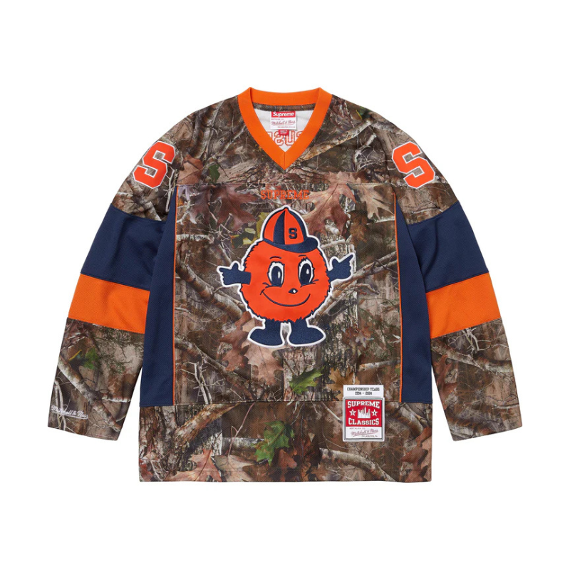 Longsleeve Supreme®/Mitchell & Ness® NCAA Hockey Jersey TrueTimber® Kanati Camo | Supreme