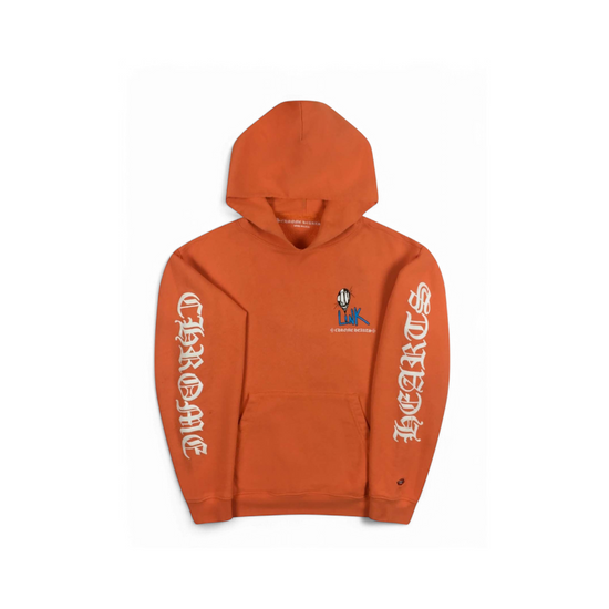 Hoodie Matty Boy Orange Link & Build | Chrome Hearts