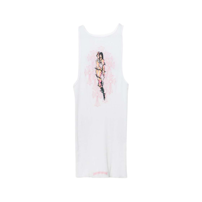 Tank top Deadly Doll White | Chrome Hearts