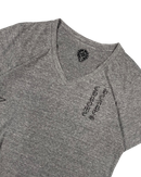 T-shirt Grey V Neck Stars Logo | Chrome Hearts