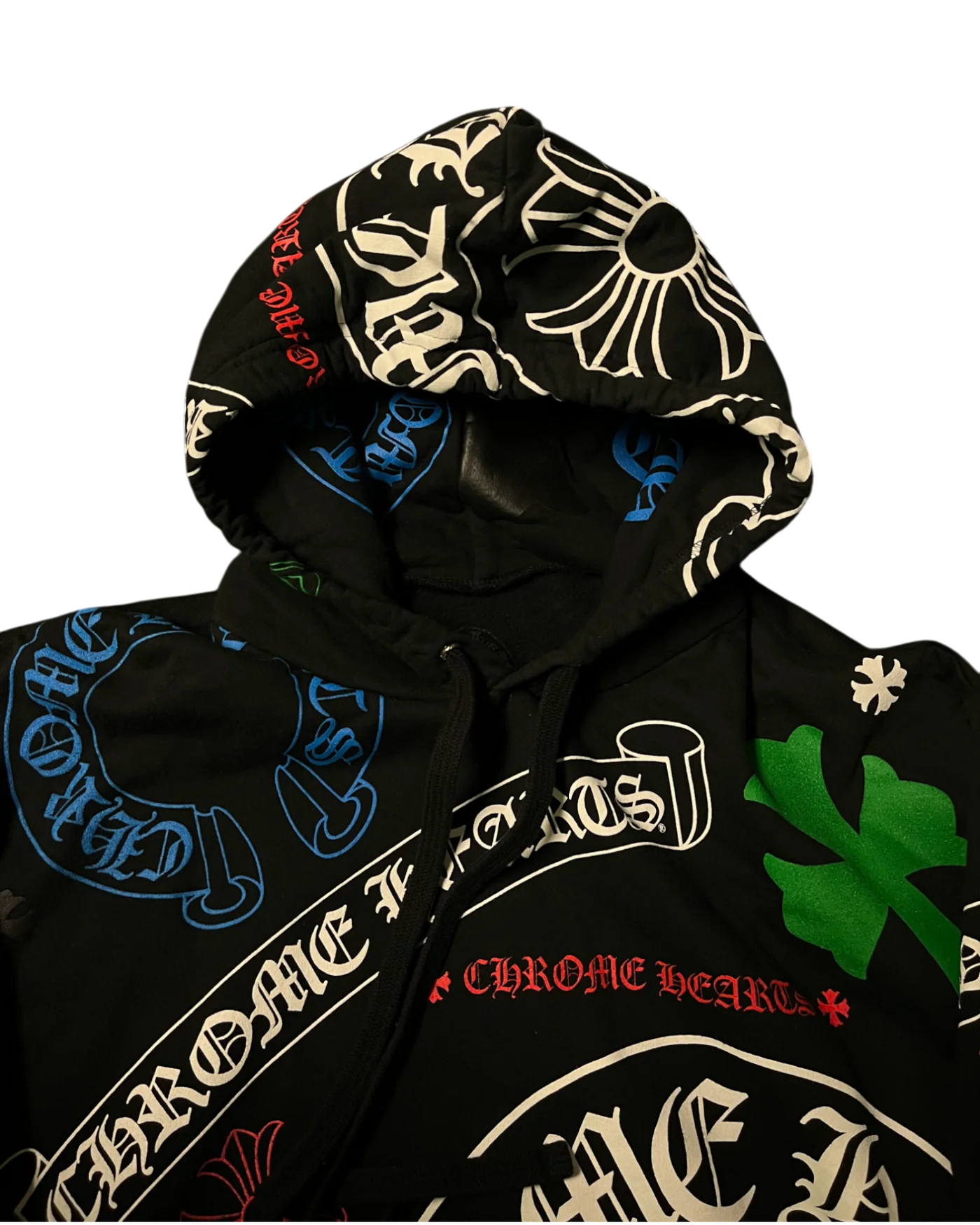 Hoodie Black Stencil | Chrome Hearts