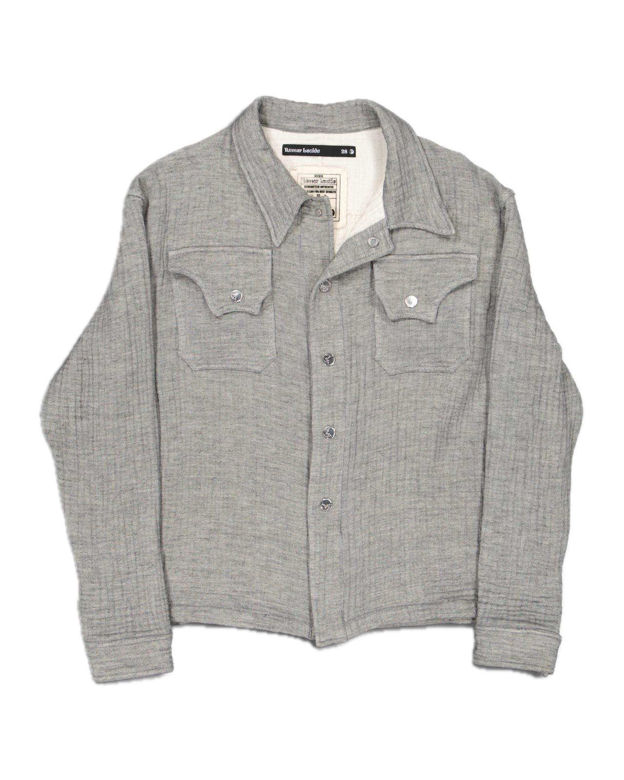 Work Over Shirt Grey Stone White