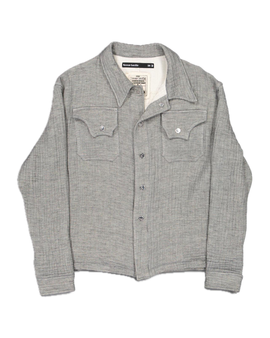 Work Over Shirt Grey Stone White