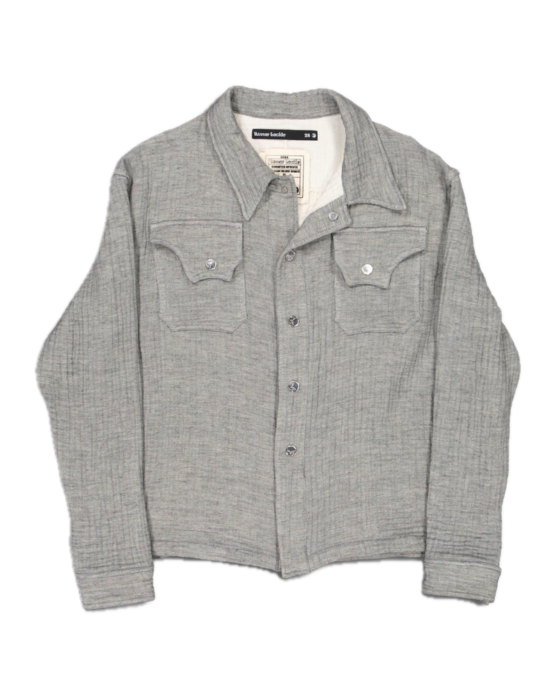 Work Over Shirt Grey Stone White