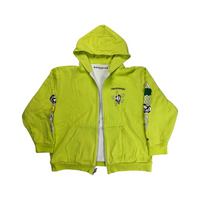 Zip Hoodie Link 'Lime Green' | Chrome Hearts x Matty Boy