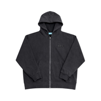 Zip Hoodie Washed Black | APF