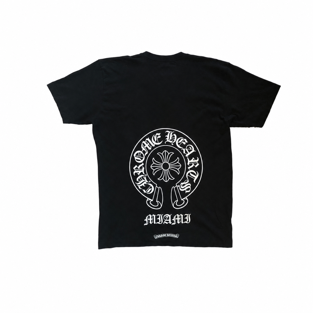T-shirt Miami Black  | Chrome Hearts