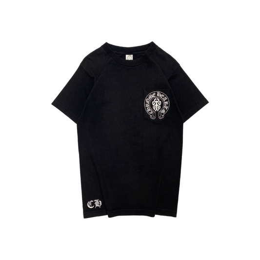 Chrome Hearts Black USA Dagger Logo Tee