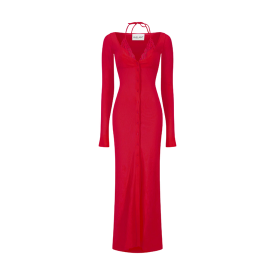 Dress Cardigan Red | Vaillant Studio