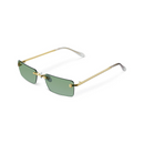 Sunglasses Laila Gold Green "LA-GOLDGREEN" | MELLER
