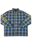 Shirt Blue Padded Flannel Jacket | Chrome Hearts