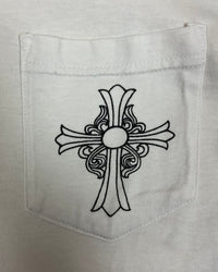 T-shirt White Cross Logo | Chrome Hearts