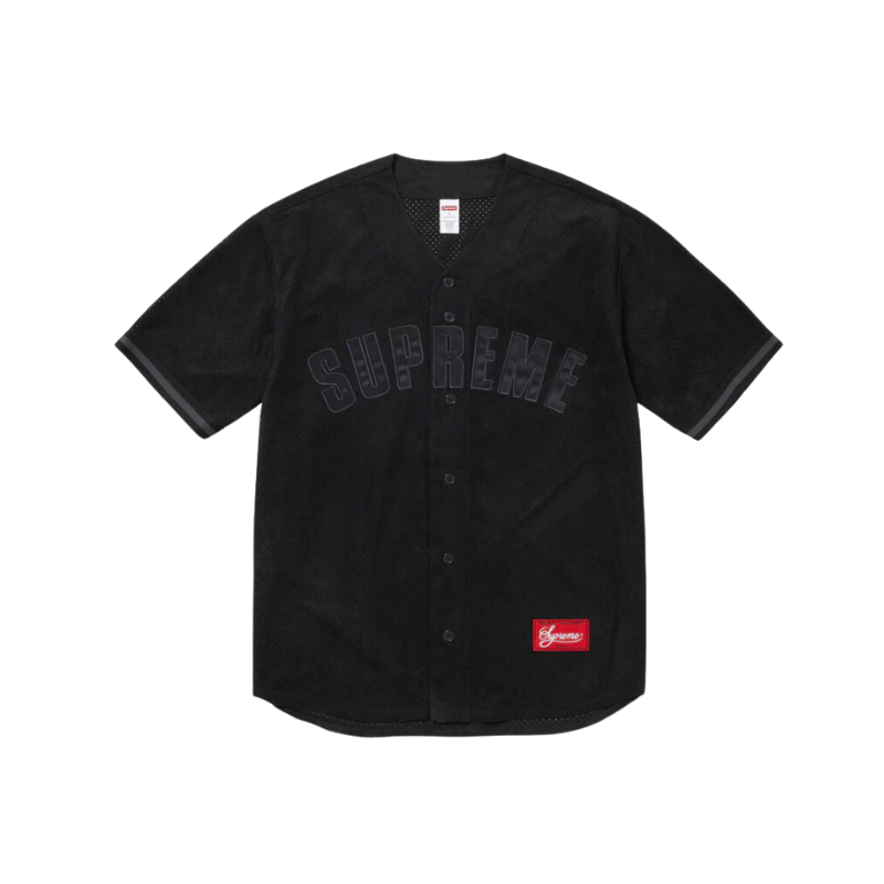 Baseball Jersey Supreme Black