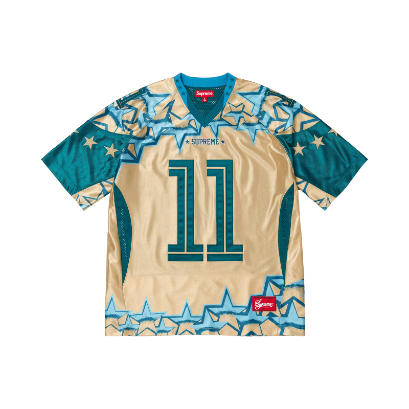 T-shirt Jersey Stars football gold | Supreme