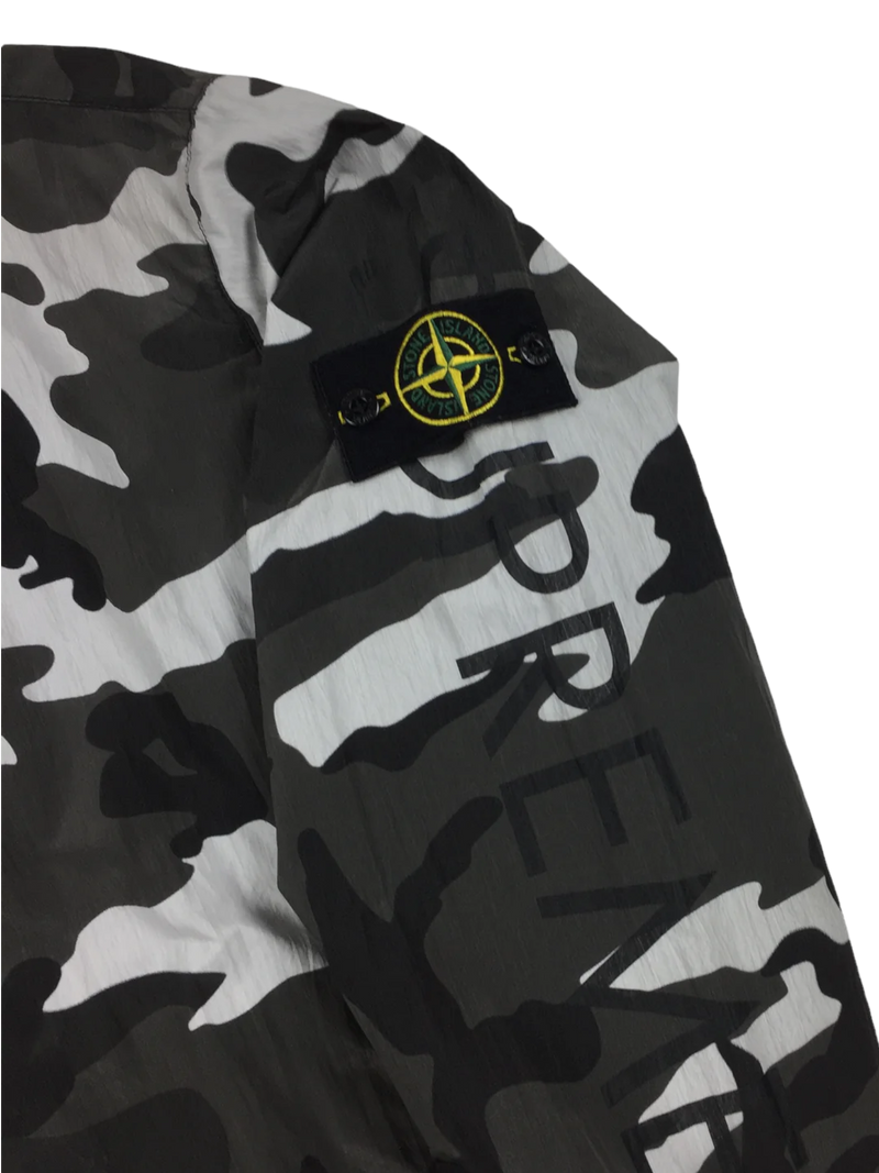 2016 Supreme x Stone Island Snow Camo Nylon Track Top