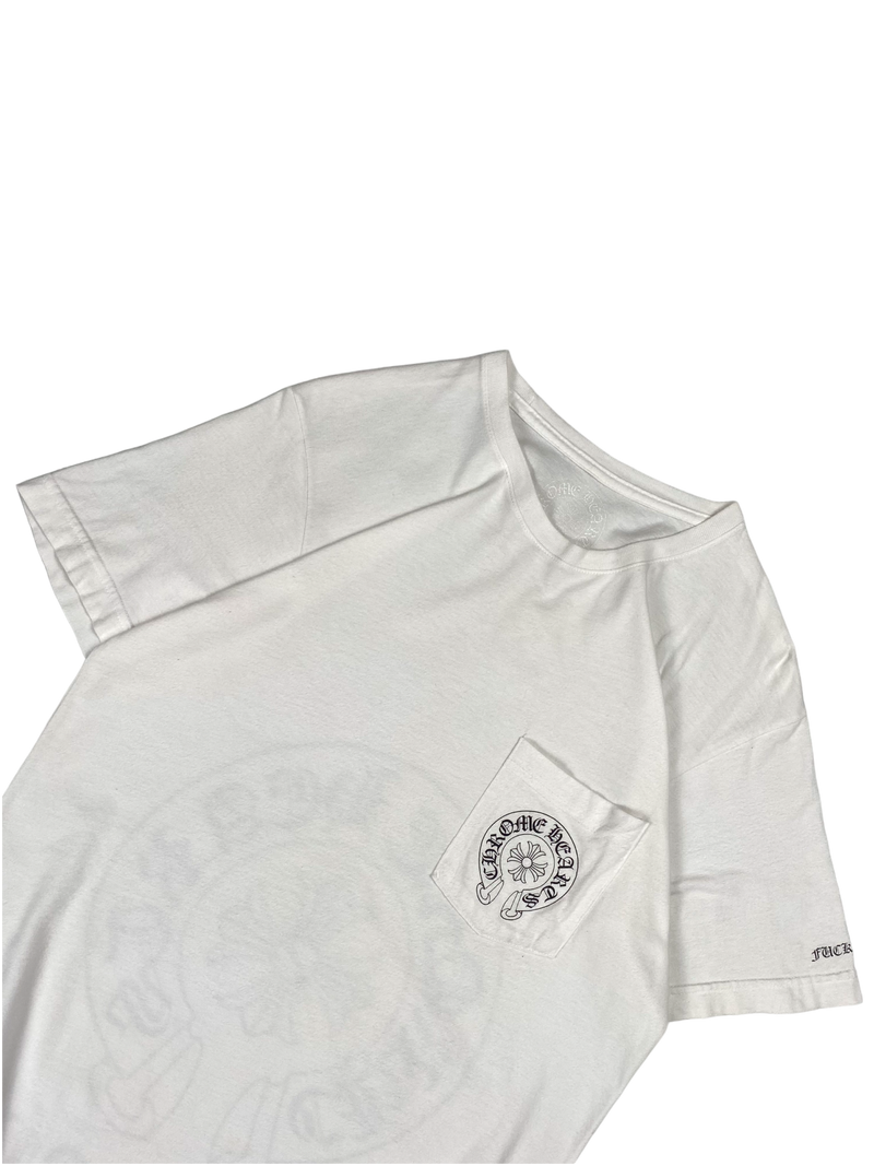 Chrome Hearts White Hong Kong Store Tee Vintage