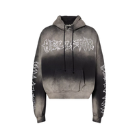 Hoodie Stars Shine Graffiti Grey | Hellstar