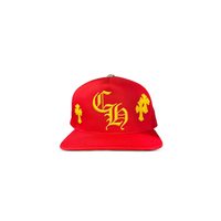Cap Baseball Red Yellow Cross Patch | Chrome Hearts