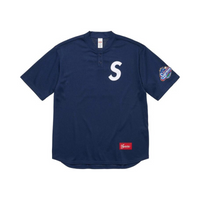 T-shirt Baseball Shirt S Logo Henley Blue | Supreme