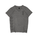 T-shirt Grey V Neck Stars Logo | Chrome Hearts