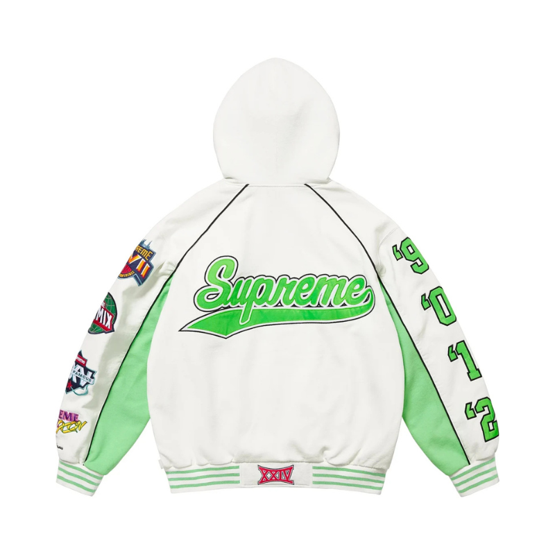 Zip Hoodie Playoffs white  | Supreme