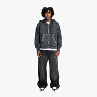Zip Hoodie Acid Black | Reternity