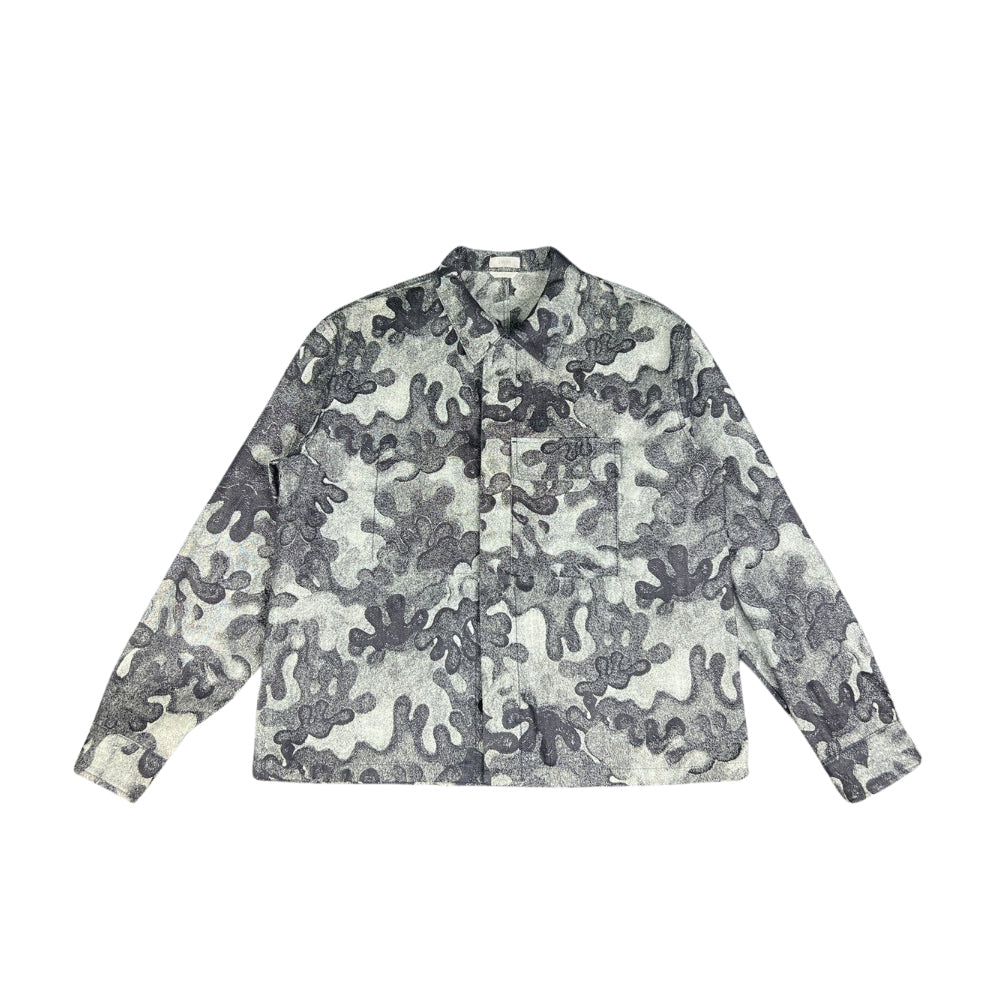 Dior 21AW x Peter DOIG Logo Camouflage Denim Jacket