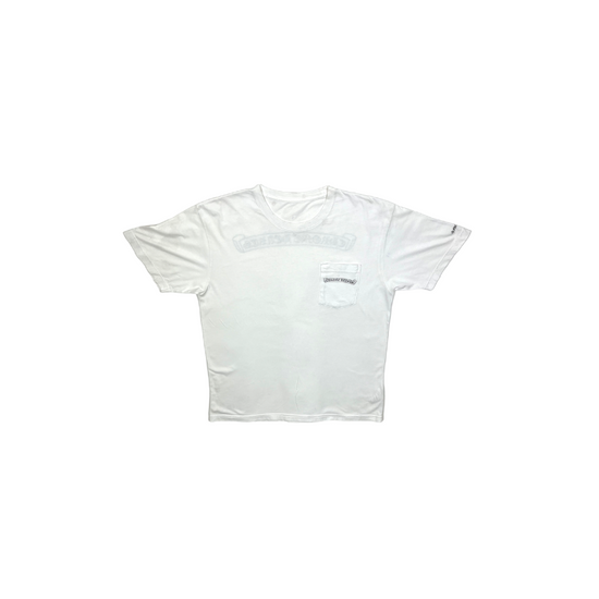 T-shirt White Spellout Logo | Chrome Hearts