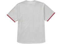 T-shirt Baseball Shirt Grey Red | Supreme
