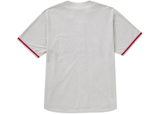 T-shirt Baseball Shirt Grey Red | Supreme