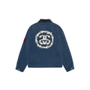 Jacket Canvas Blue | Denim Tears x Stussy