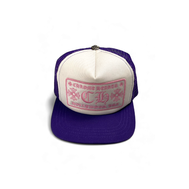 Chrome Hearts Purple CH Hollywood Cap