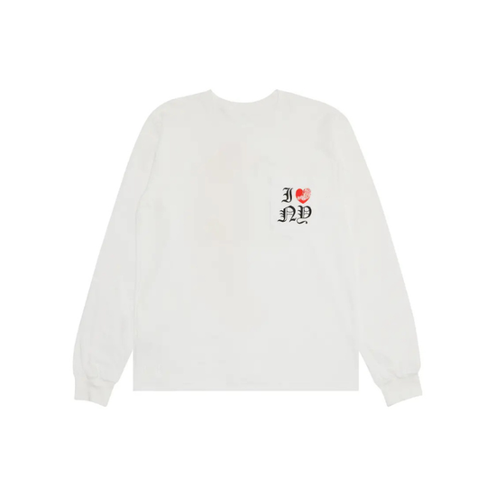Longsleeve I Love NY White | Chrome Hearts