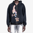 Zip Hoodie Side Eye Face Black | KidSuper, Hype clothes, view 2
