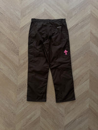 Jeans Brown Double Knee Leather Black | Chrome Hearts, view 4