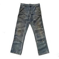 Denim Pants Blue Trompe-L'Oeil "Illusion" | Garment Workshop