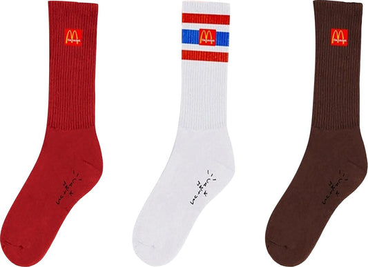 Cactus Jack by Travis Scott x McDonalds Arches Sock Pack 'Multi'