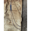 Denim Pants Beige Trompe L'Oeil "Illusion" | Garment Workshop