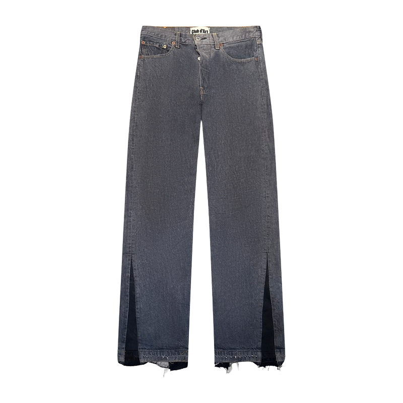 Jeans Worked Sashiko/Distressed Denim #98 | Club D'art Sauvage