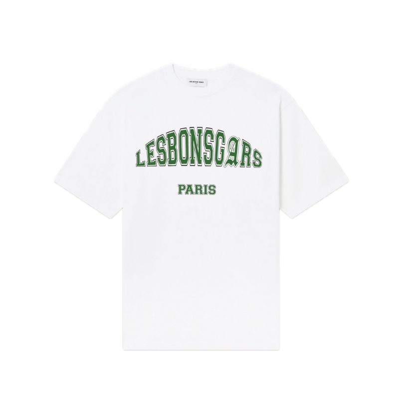 T-Shirt LES BONS GARS Logo College Vert