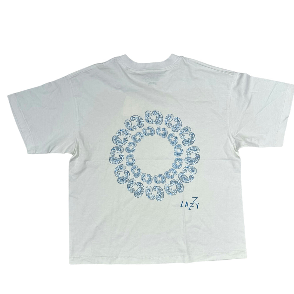 Tee LAZZZY Paisley Classic Blanc