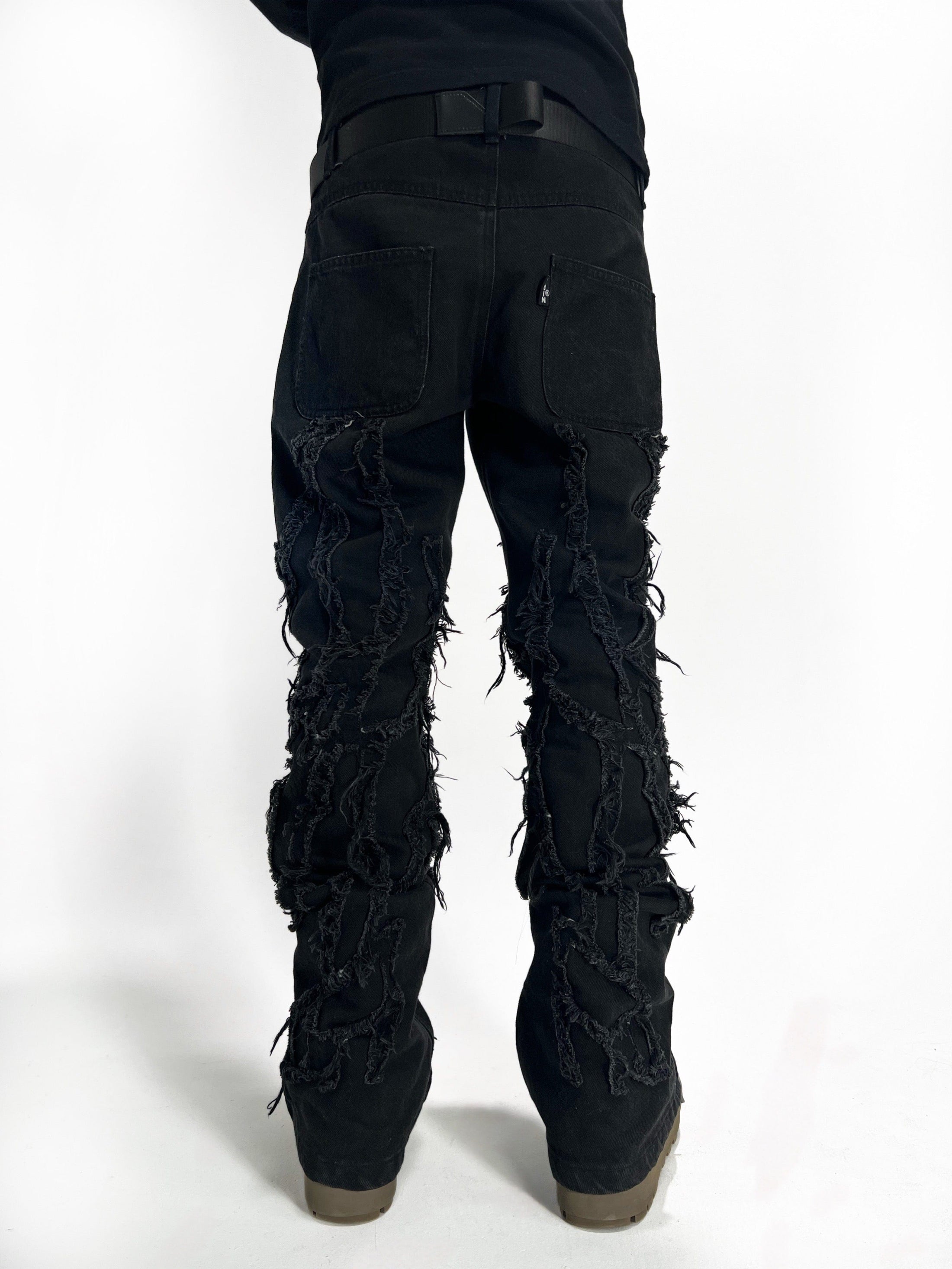 Vein® Denim Pants QUIROZ in Black