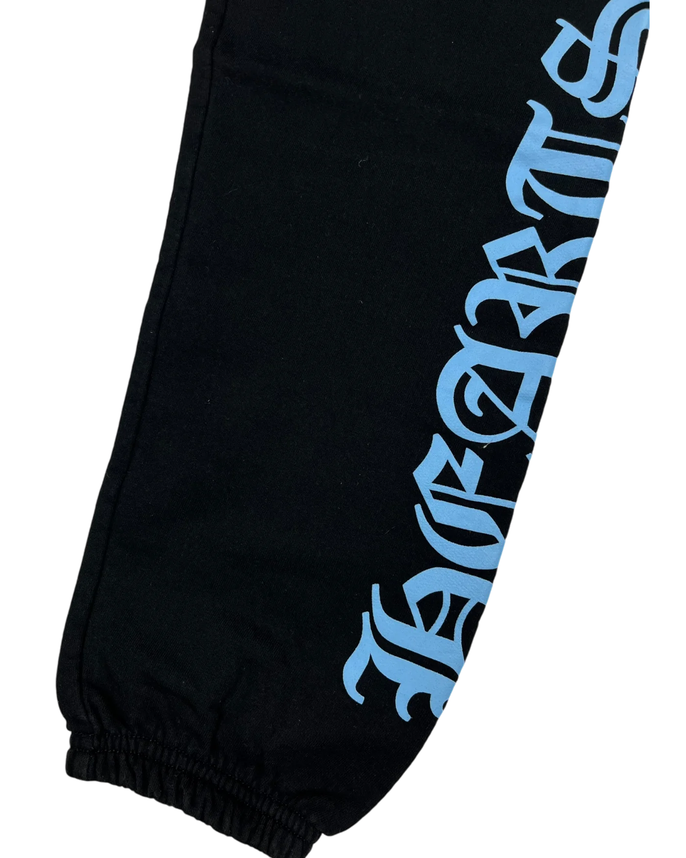 Joggers Black Blue Old English  | Chrome Hearts