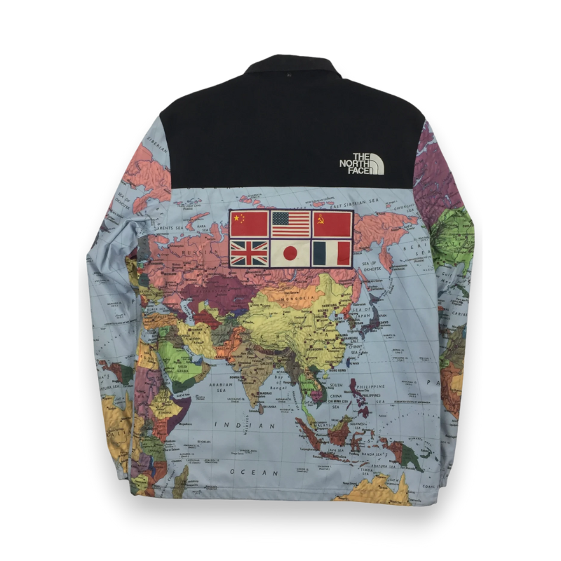 2014 Supreme x The North Face Maps Atlas Expedition Coach